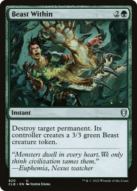 Beast Within (820) — Commander Legends: Battle for Baldur's Gate
