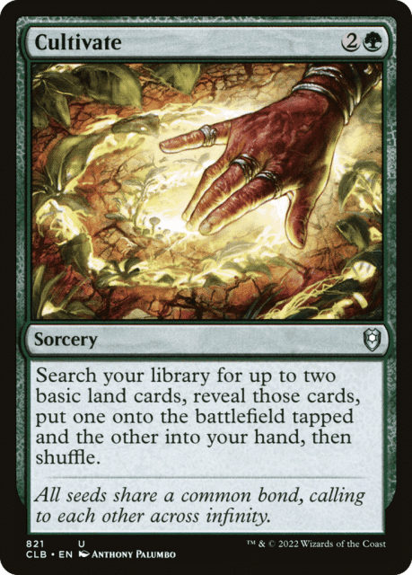 Cultivate (821) — Commander Legends: Battle for Baldur's Gate