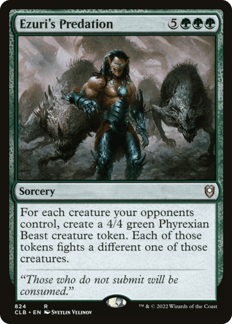 Ezuri's Predation (824) — Commander Legends: Battle for Baldur's Gate