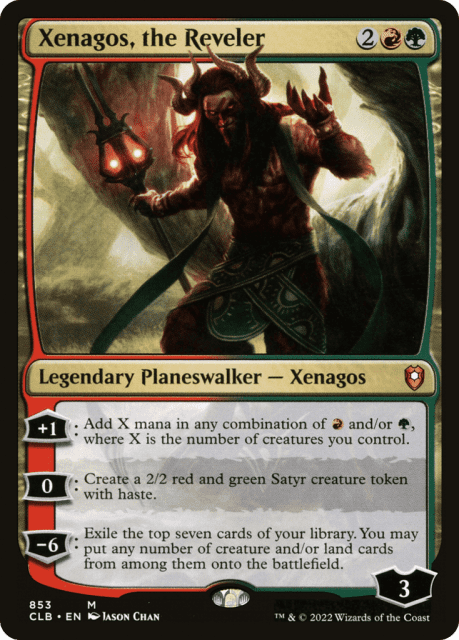 Xenagos, the Reveler (853) — Commander Legends: Battle for Baldur's Gate