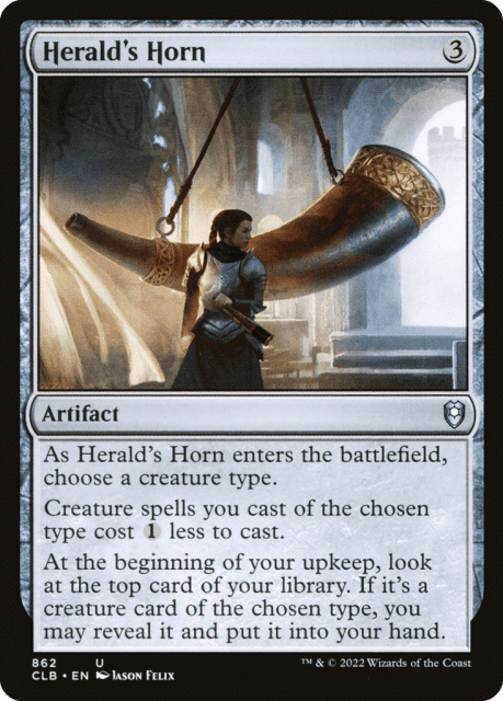 Herald's Horn (862) — Commander Legends: Battle for Baldur's Gate