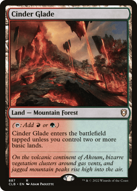 Cinder Glade (887) — Commander Legends: Battle for Baldur's Gate
