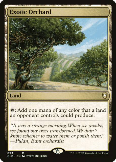 Exotic Orchard (893) — Commander Legends: Battle for Baldur's Gate