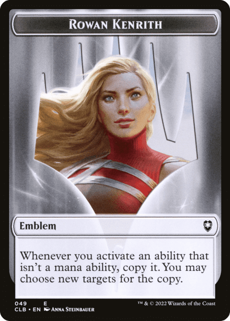 Rowan Kenrith Emblem (49) — Commander Legends: Battle for Baldur's Gate
