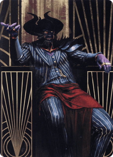 Ob Nixilis, the Adversary (71) — New Capenna Art Series