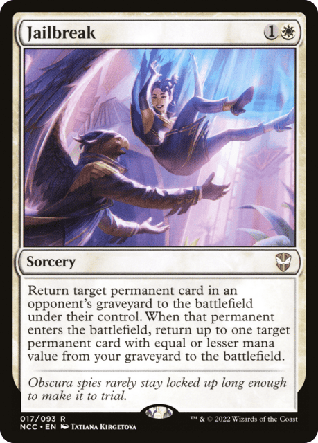 Jailbreak (17) — New Capenna Commander