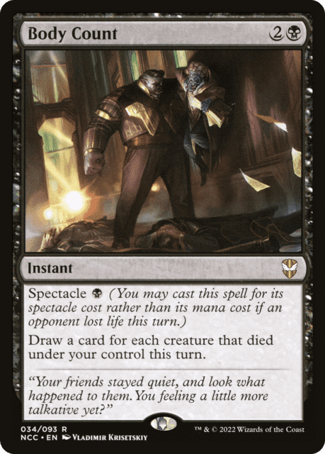 Body Count (34) — New Capenna Commander