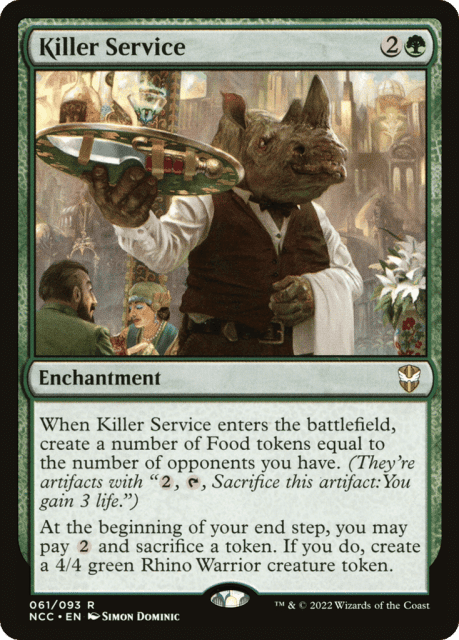 Killer Service (61) — New Capenna Commander