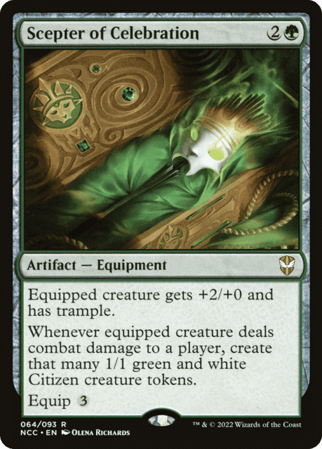 Scepter of Celebration (64) — New Capenna Commander