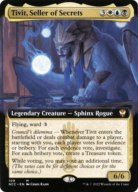Tivit, Seller of Secrets (109) — New Capenna Commander