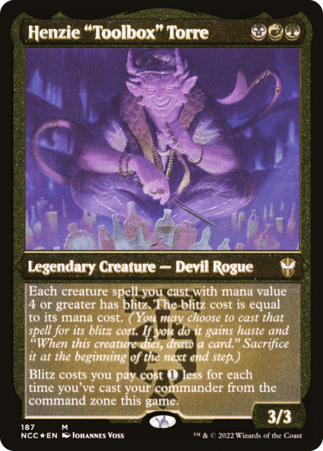 Henzie "Toolbox" Torre (187) — New Capenna Commander