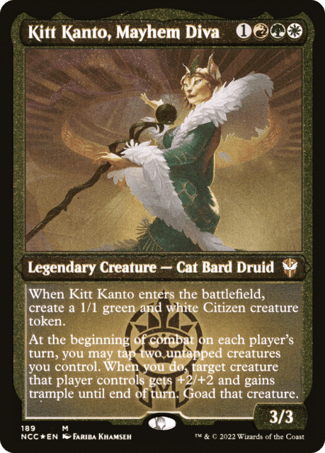 Kitt Kanto, Mayhem Diva (189) — New Capenna Commander