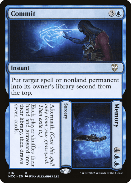 Commit // Memory (216) — New Capenna Commander