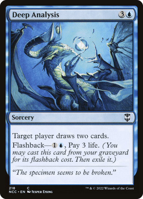 Deep Analysis (218) — New Capenna Commander