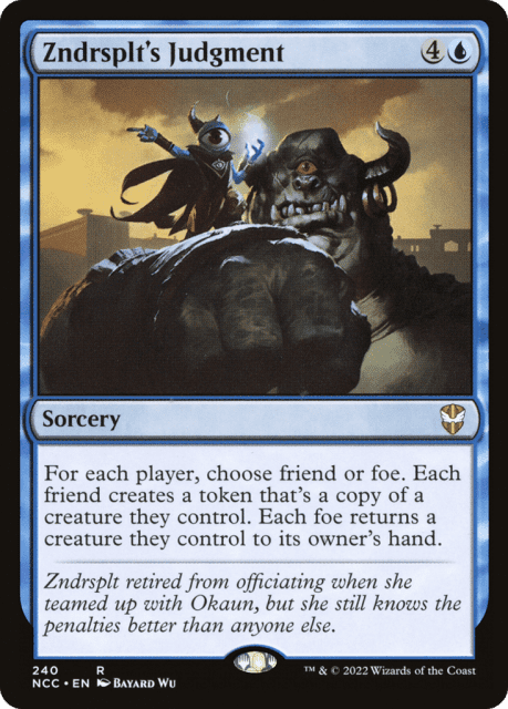 Zndrsplt's Judgment (240) — New Capenna Commander