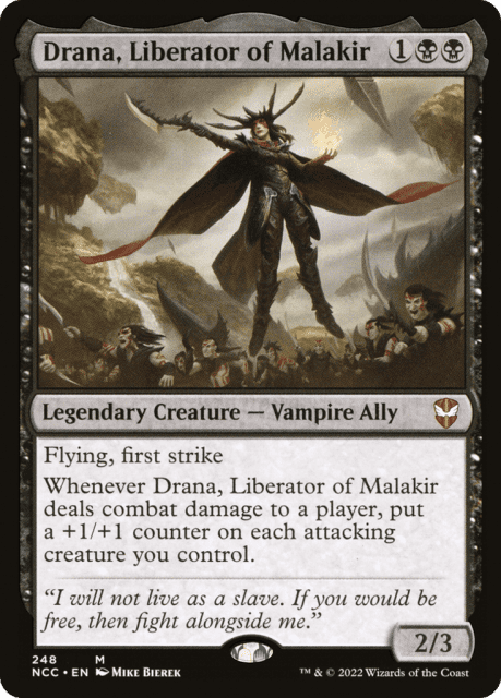 Drana, Liberator of Malakir (248) — New Capenna Commander