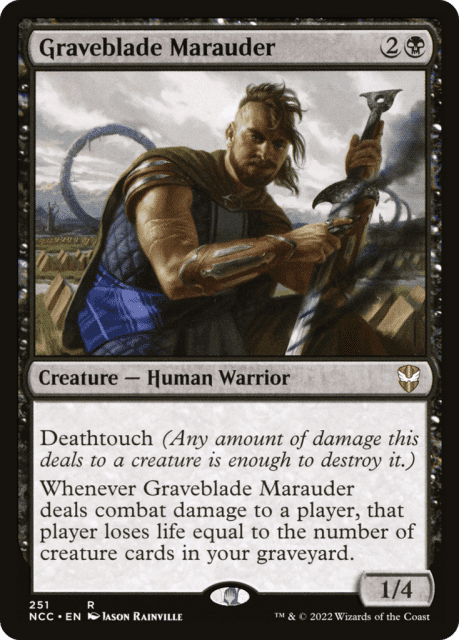 Graveblade Marauder (251) — New Capenna Commander
