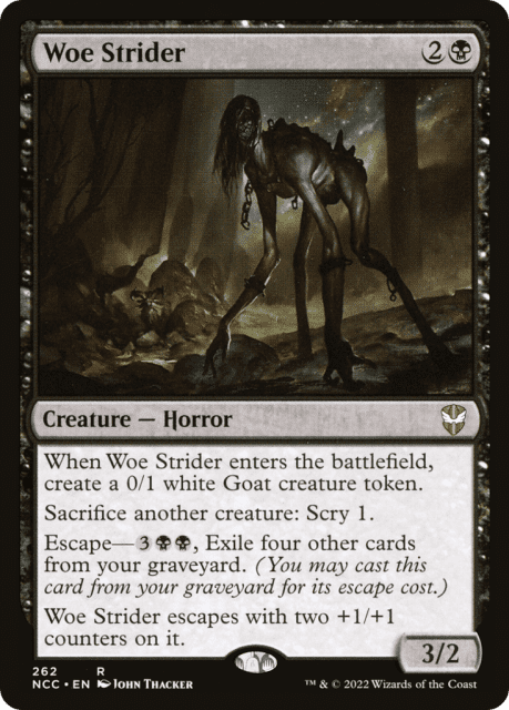 Woe Strider (262) — New Capenna Commander