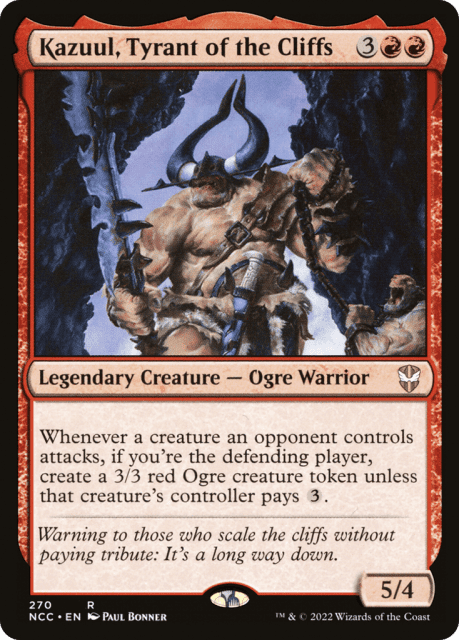 Kazuul, Tyrant of the Cliffs (270) — New Capenna Commander