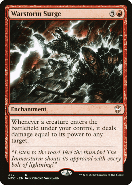 Warstorm Surge (277) — New Capenna Commander