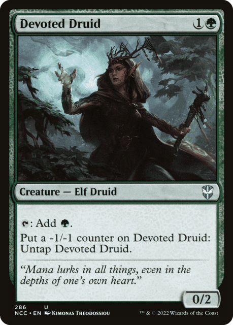 Devoted Druid (286) — New Capenna Commander