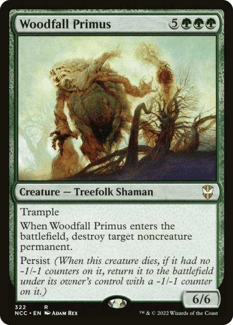 Woodfall Primus (322) — New Capenna Commander
