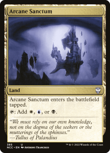 Arcane Sanctum (385) — New Capenna Commander