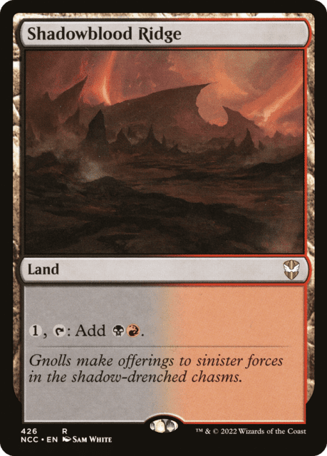 Shadowblood Ridge (426) — New Capenna Commander