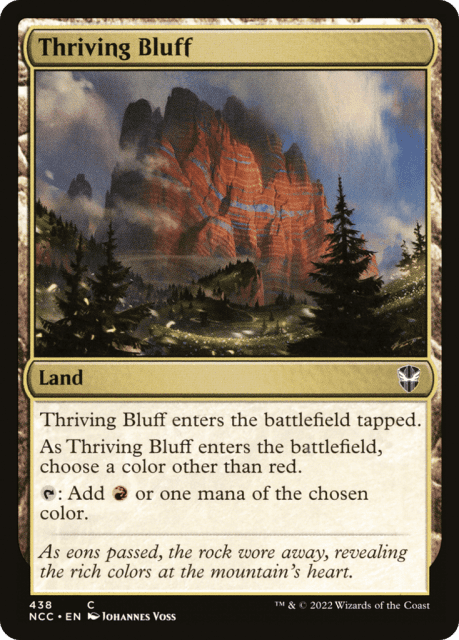 Thriving Bluff (438) — New Capenna Commander