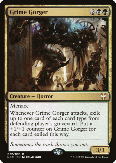 Grime Gorger (72) — New Capenna Commander Promos