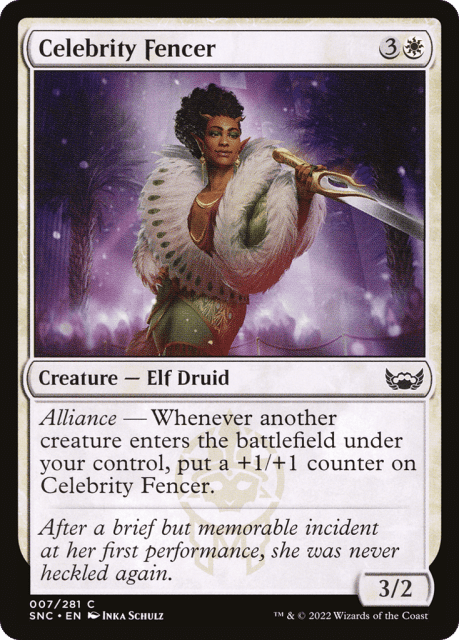 Celebrity Fencer (7) — Streets of New Capenna