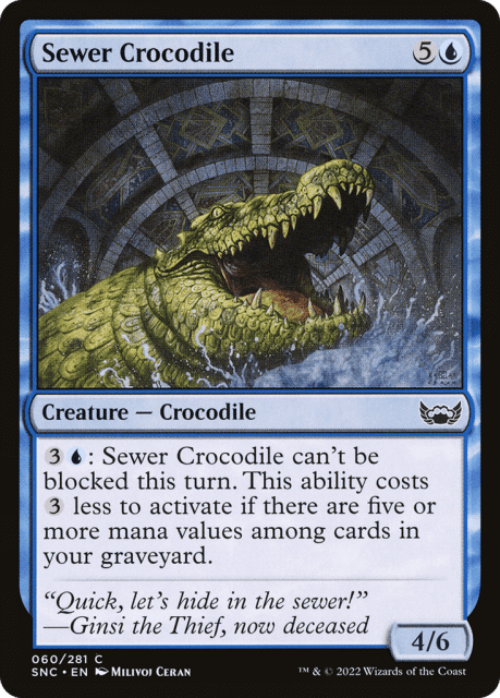 Sewer Crocodile (60) — Streets of New Capenna