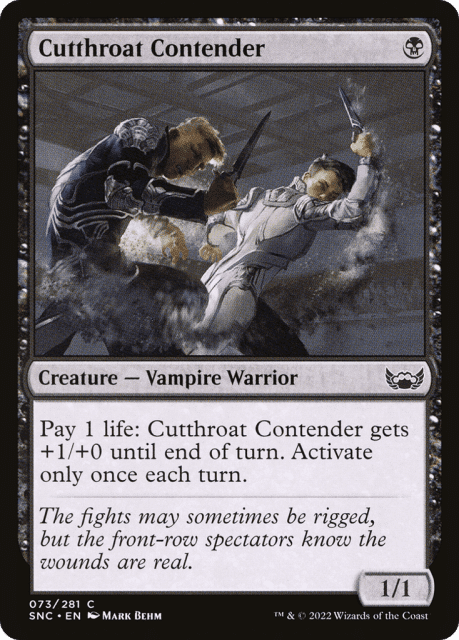Cutthroat Contender (73) — Streets of New Capenna