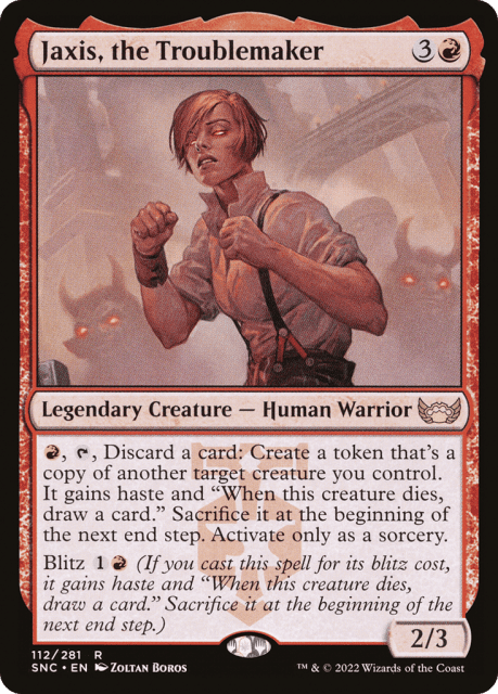 Jaxis, the Troublemaker (112) — Streets of New Capenna
