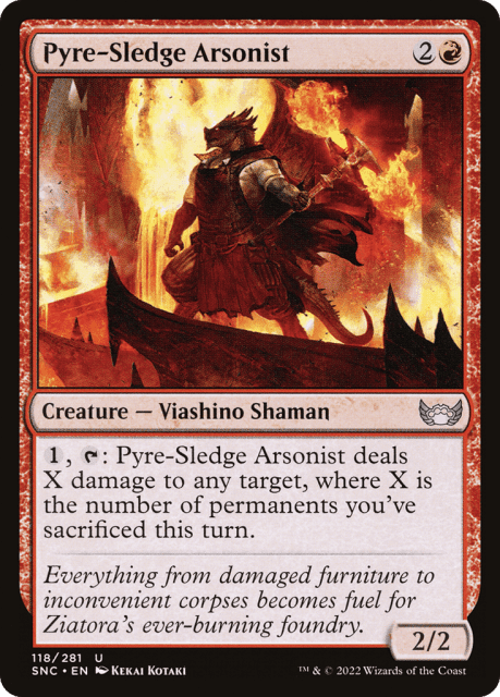 Pyre-Sledge Arsonist (118) — Streets of New Capenna