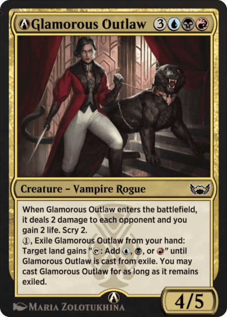 A-Glamorous Outlaw (A-190) — Streets of New Capenna