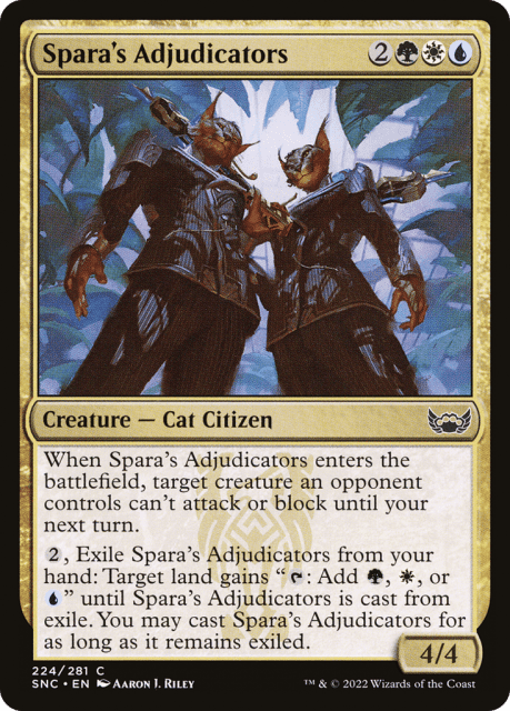 Spara's Adjudicators (224) — Streets of New Capenna
