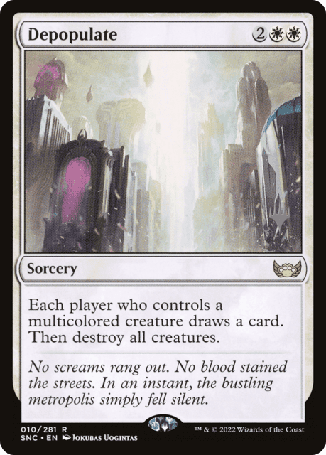 Depopulate (10) — Streets of New Capenna Promos