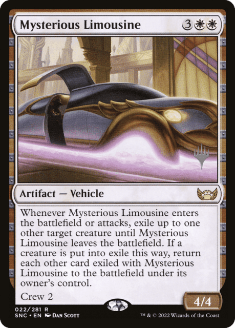 Mysterious Limousine (22) — Streets of New Capenna Promos