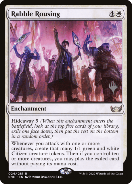 Rabble Rousing (24) — Streets of New Capenna Promos