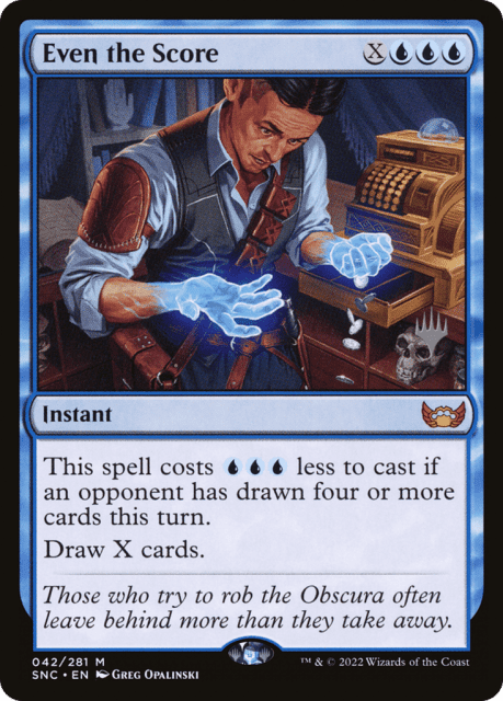 Even the Score (42) — Streets of New Capenna Promos