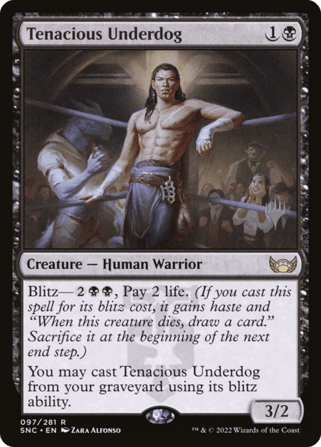 Tenacious Underdog (97) — Streets of New Capenna Promos