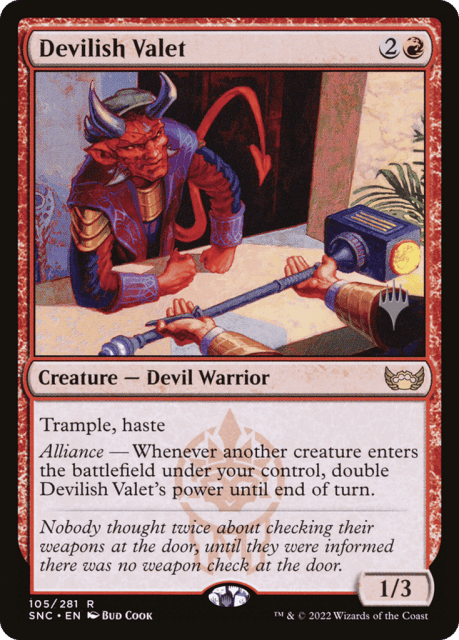 Devilish Valet (105) — Streets of New Capenna Promos