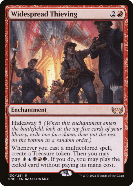 Widespread Thieving (130) — Streets of New Capenna Promos