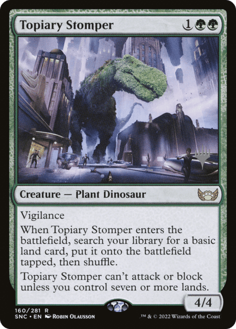 Topiary Stomper (160) — Streets of New Capenna Promos