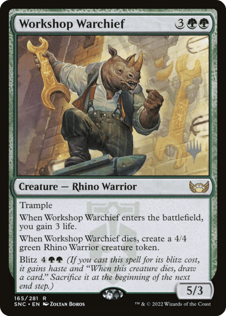 Workshop Warchief (165) — Streets of New Capenna Promos