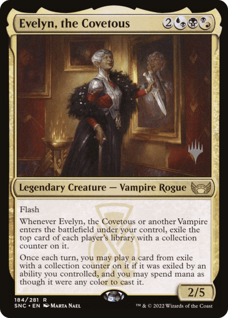 Evelyn, the Covetous (184) — Streets of New Capenna Promos