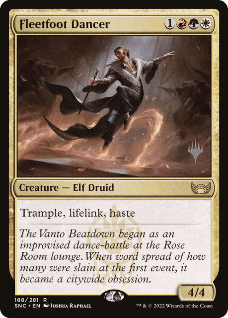 Fleetfoot Dancer (188) — Streets of New Capenna Promos