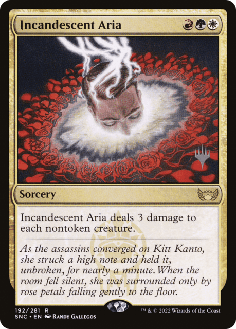 Incandescent Aria (192) — Streets of New Capenna Promos
