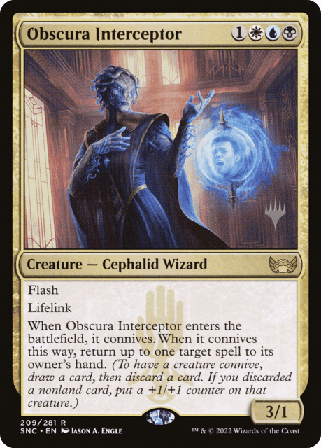 Obscura Interceptor (209) — Streets of New Capenna Promos